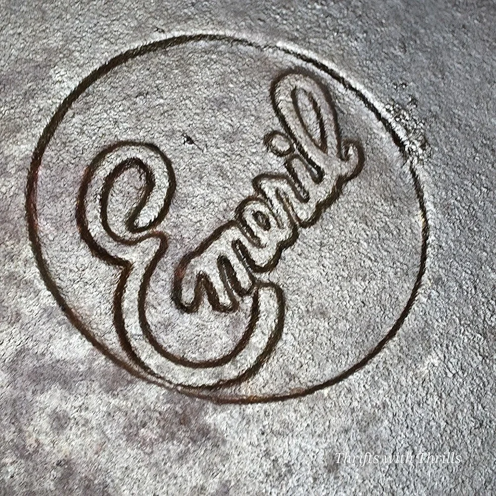 EMERIL‎ Cast Iron Square Grill - Ribbed Fry Pan Skillet - 10